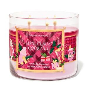 BBW Mrs. Claus Cocktail 3 wick candle